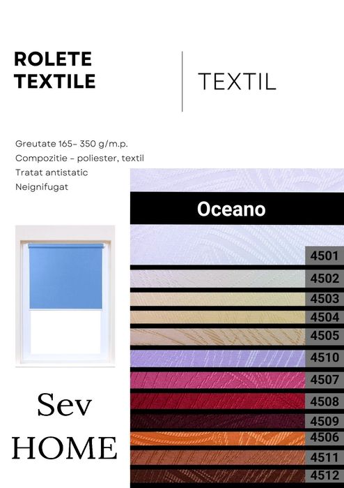 Rolete textile simple București