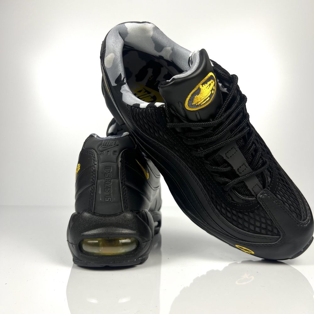 Nike Air Max 95 Corteiz Black Tour Yellow | Размери 40,42,43,44,45,46