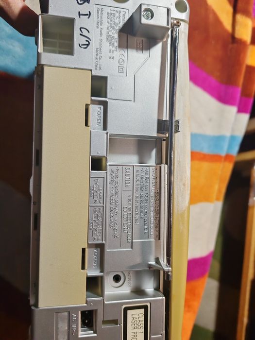 Panasonic radio, cd și caseta