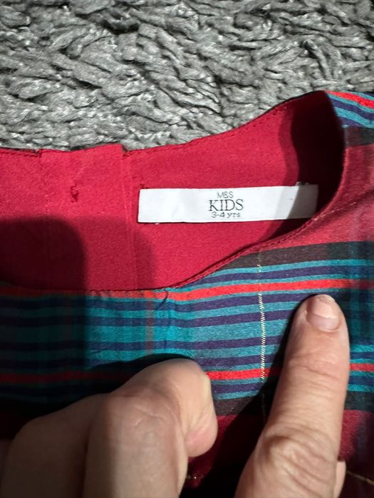 Rochie Crăciun Mark&Spencer mărimea 3/4 ani
