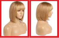 Peruca SUPERBA PAR NATURAL netratat 100% Brazilian Breton,Ombre Blond