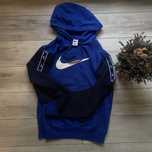 Hanorac nike albastru repeated swoosh