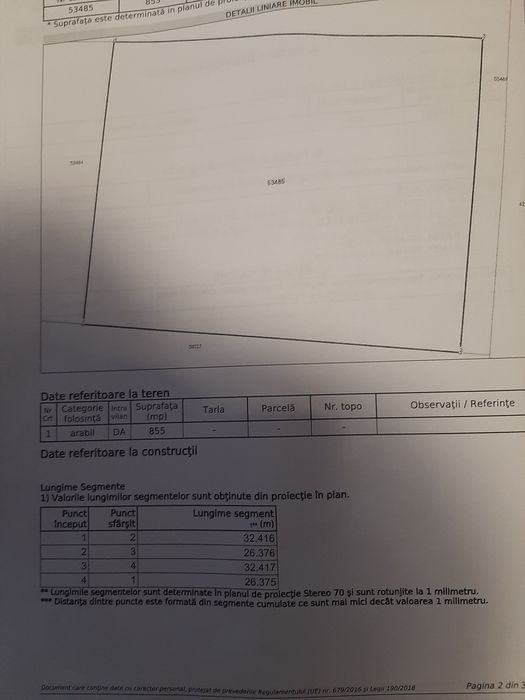 Vand teren intravilant