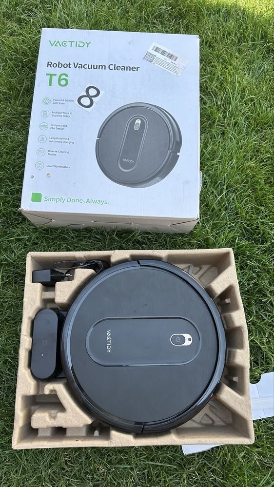 Vactidy Robot vacuum cleaner T6