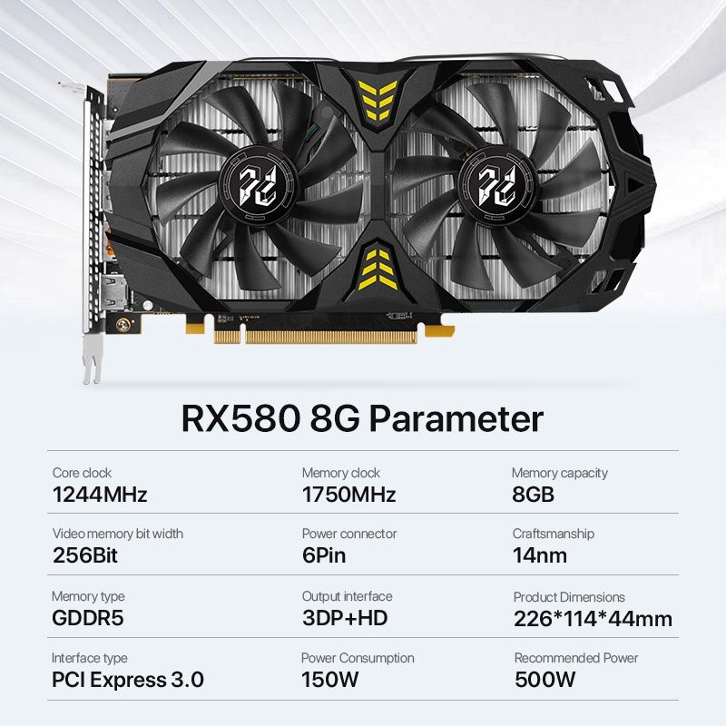 NEW RX 580 8GB 256bit PELADN