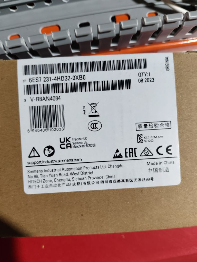 Siemens s7-1200 AI4x13bit ANALOG INPUT MODULE