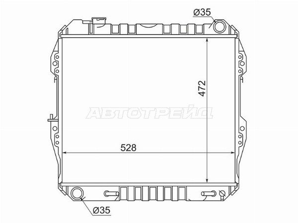 Радиатор Toyota 4runner