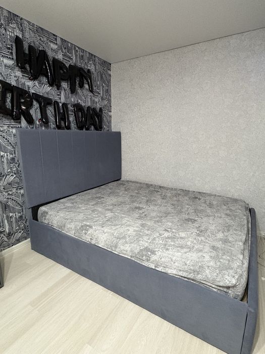 Кровать 160/200 , цвет серый