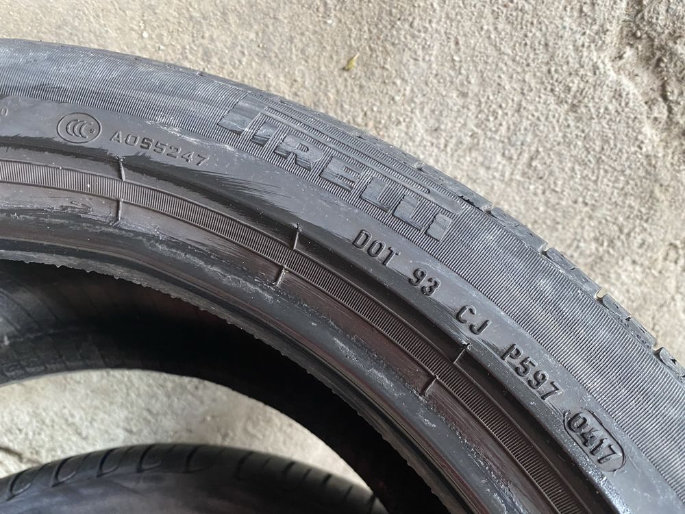 Пара Летние Шины 225/45/17 225/45R17 Pirelli.