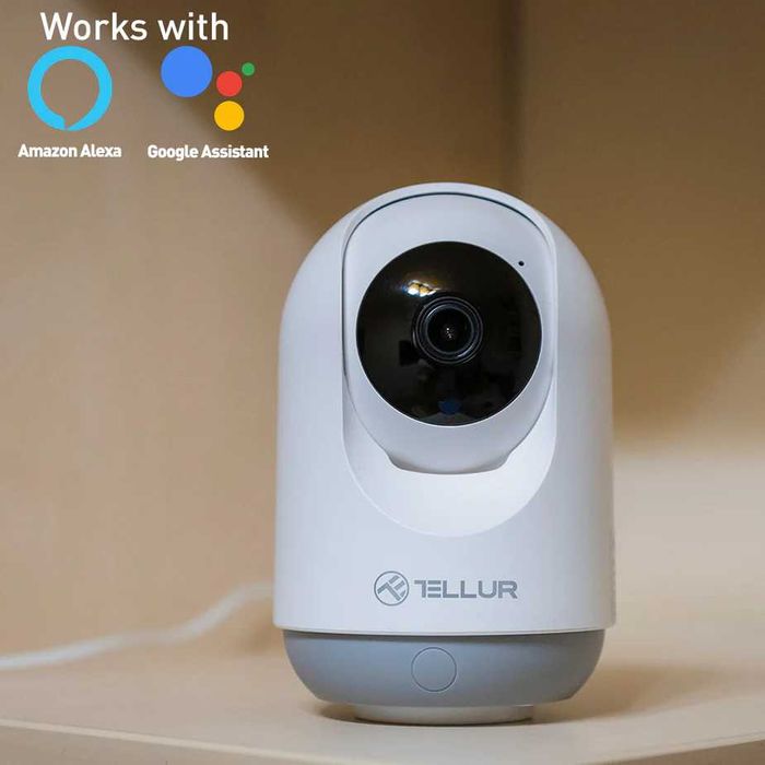 Camera supraveghere inteligenta Wi Fi de interior Tellur HD, sigilata