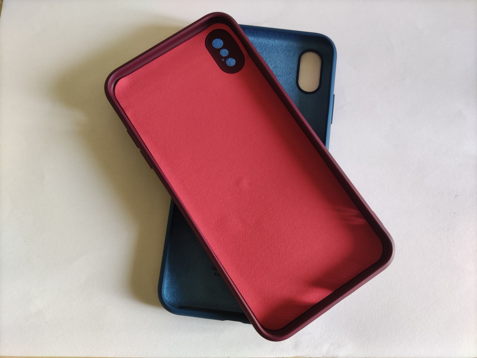 Husa iphone XS MAX interior catifea folie sticla privacy