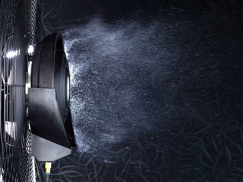 Професионален вентилатор с водна мъгла 260W 41литра 26'' EFM-1342BL