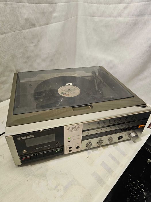 Pick-up Tensai Compo 20 Turntable tuner deck cassette ca sony jvc nad
