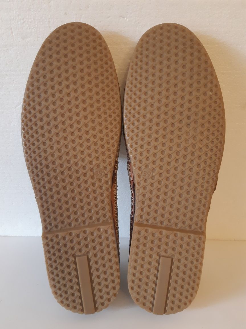 Pantofi Manitu măr.38-38,5, Noi, piele naturală