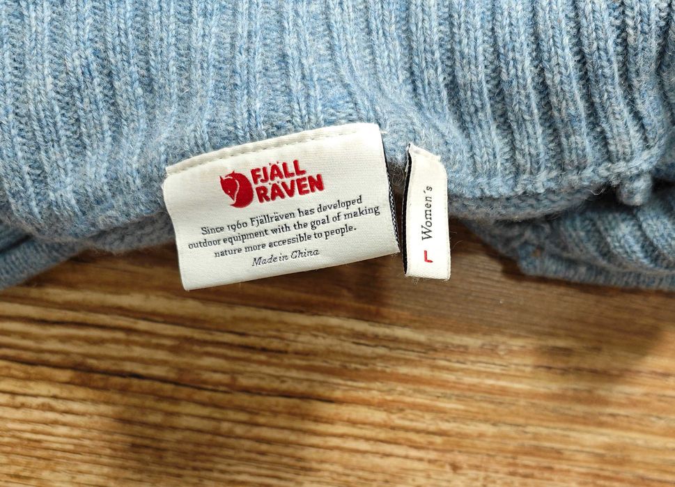FJALLRAVEN Оригинален дамски вълнен пуловер размер L