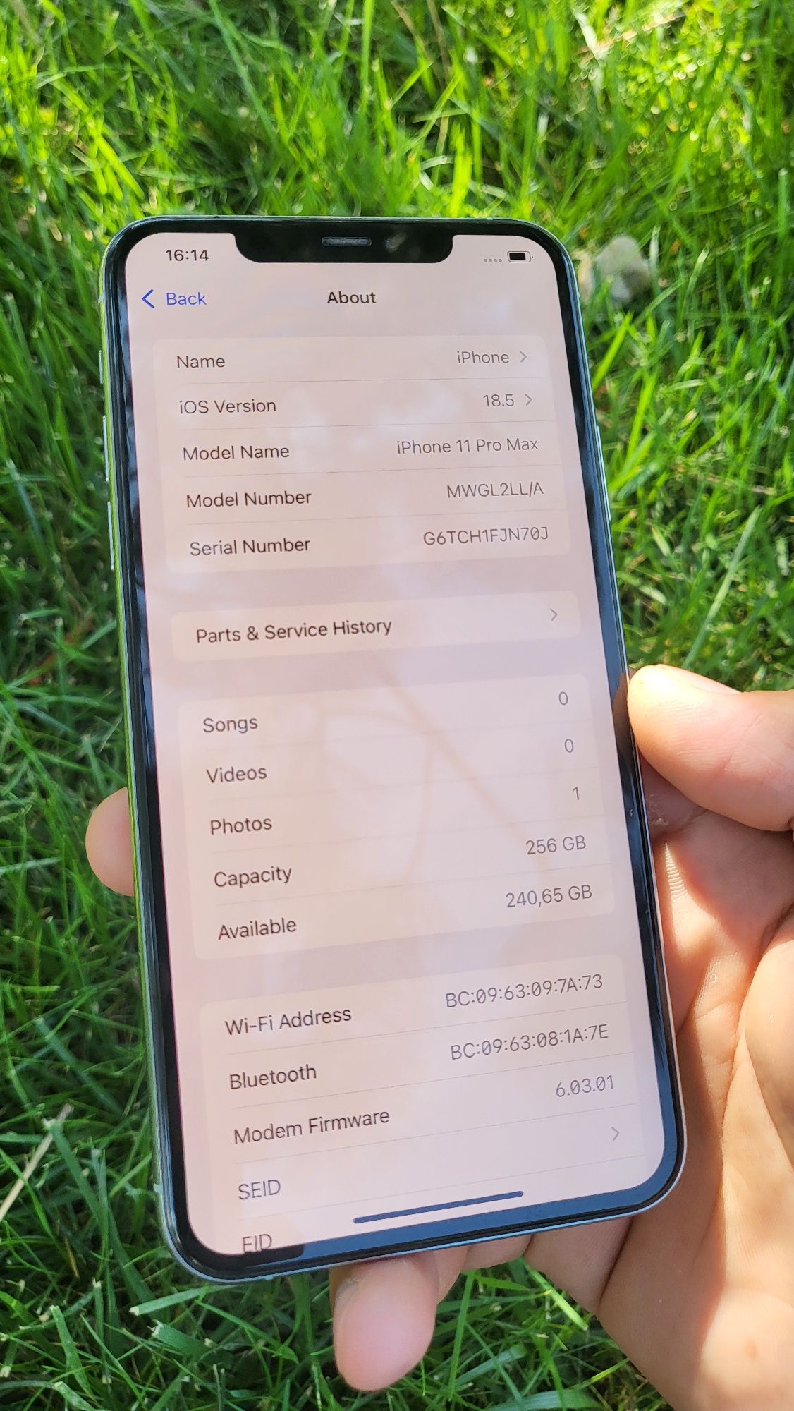 Iphone 11 Pro Max 256Gb oq rang srochniga
