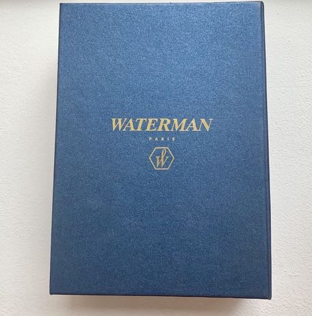 Hartie de scrisori Waterman cu plicuri + pix Pierre Delone piele