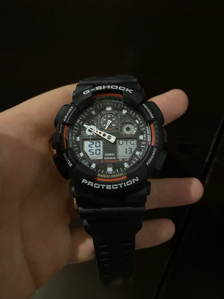 Ceas Casio G-SHOCK GA-100-1A4ER negru