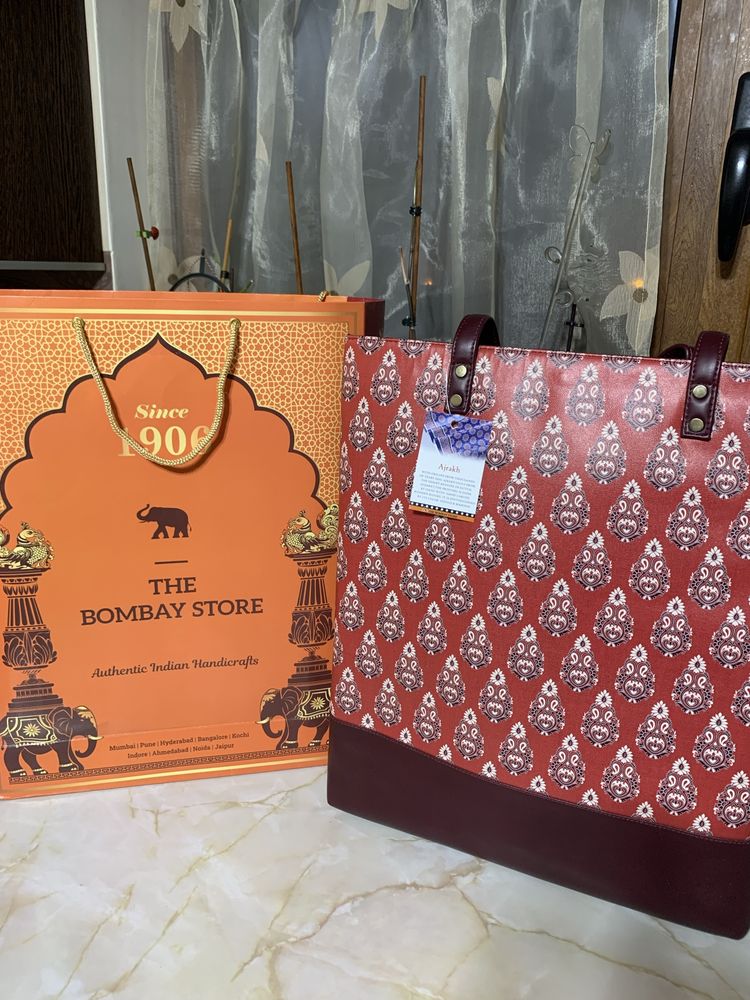 Vand geanta “ PU Leather Tote Bag” -India