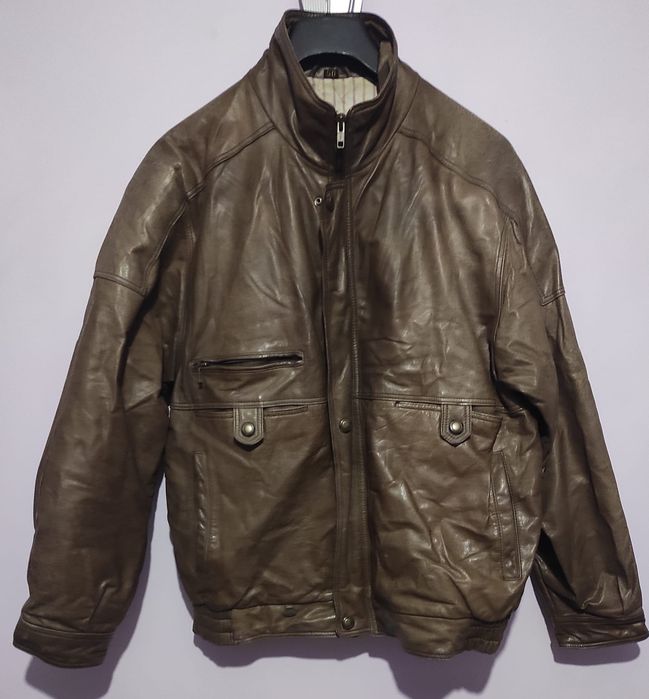 Geaca Piele DINNO, mărimea 50