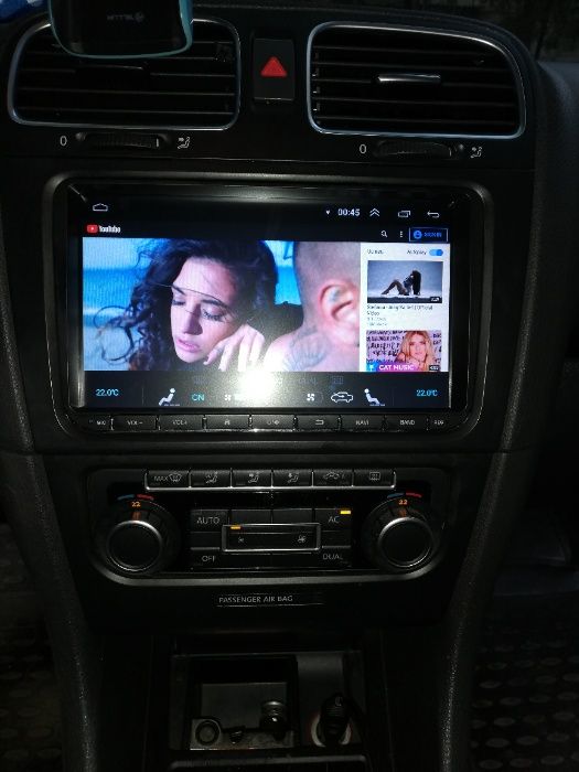 Navigatie Android Passat Golf Skoda  Waze WiFi GPS