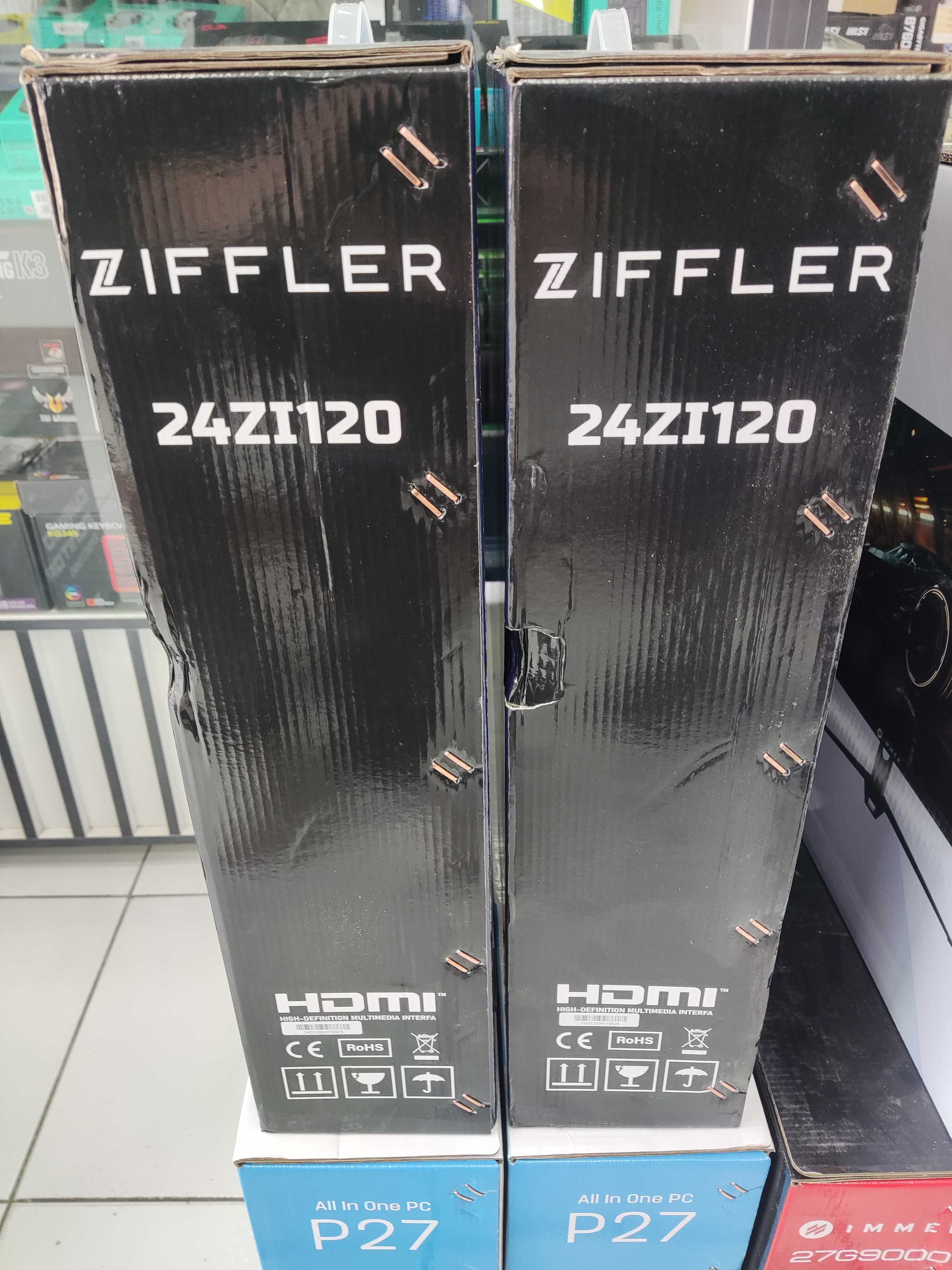 Монитор 24" Ziffler IPS LED, 120Hz 1920x1080 FullHD НОВЫЙ
