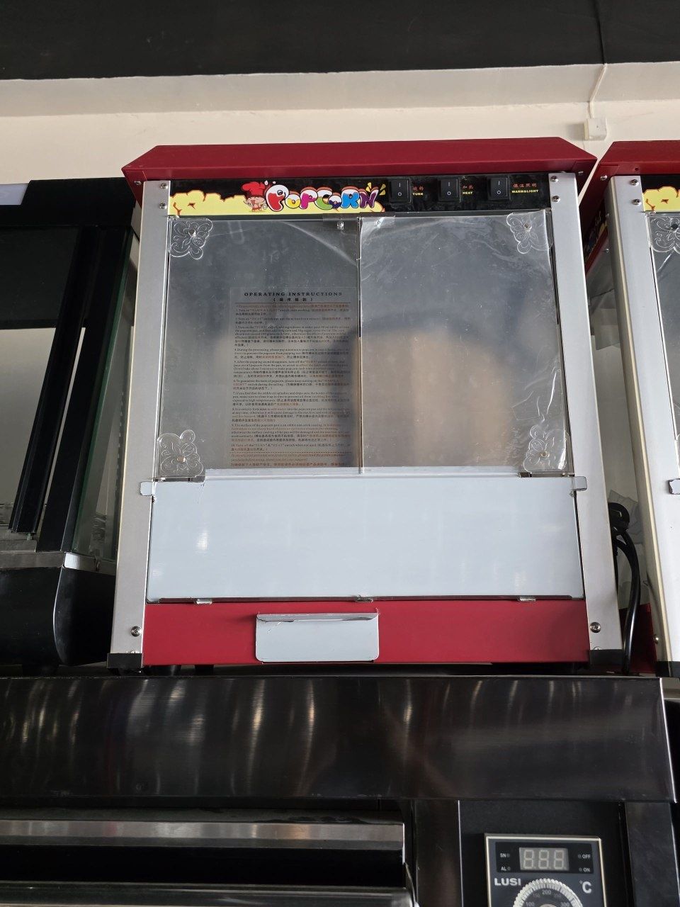 Попкорн popcorn aparati katta kichigidan mavjud