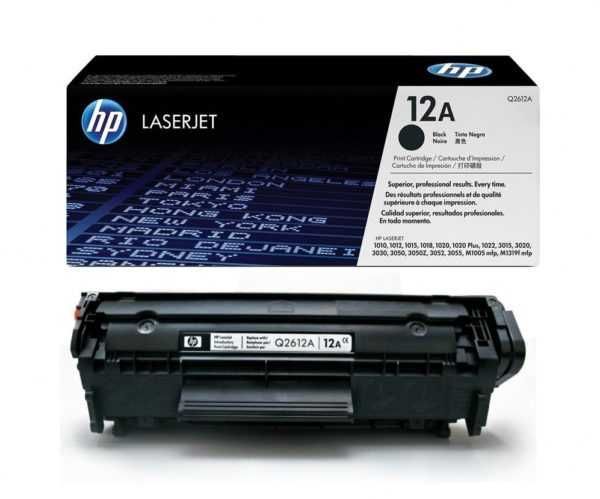 Cartus toner HP 12A , 703 7616A005, Q2612A black 2000 pagini EPS