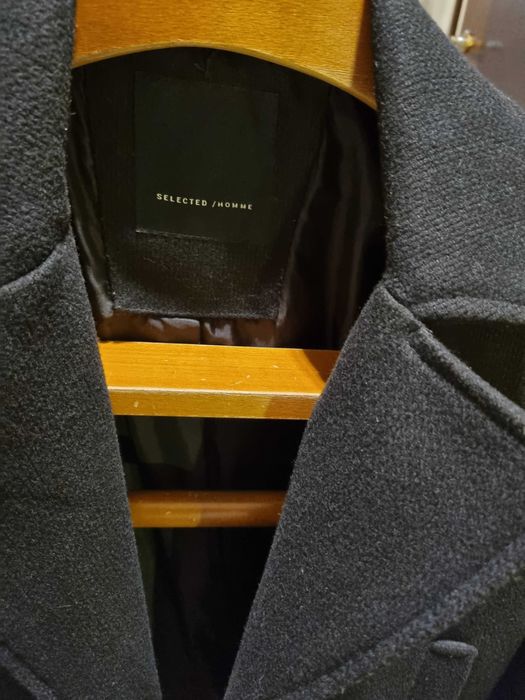 Palton SELECTED HOMME, M, amestec lana