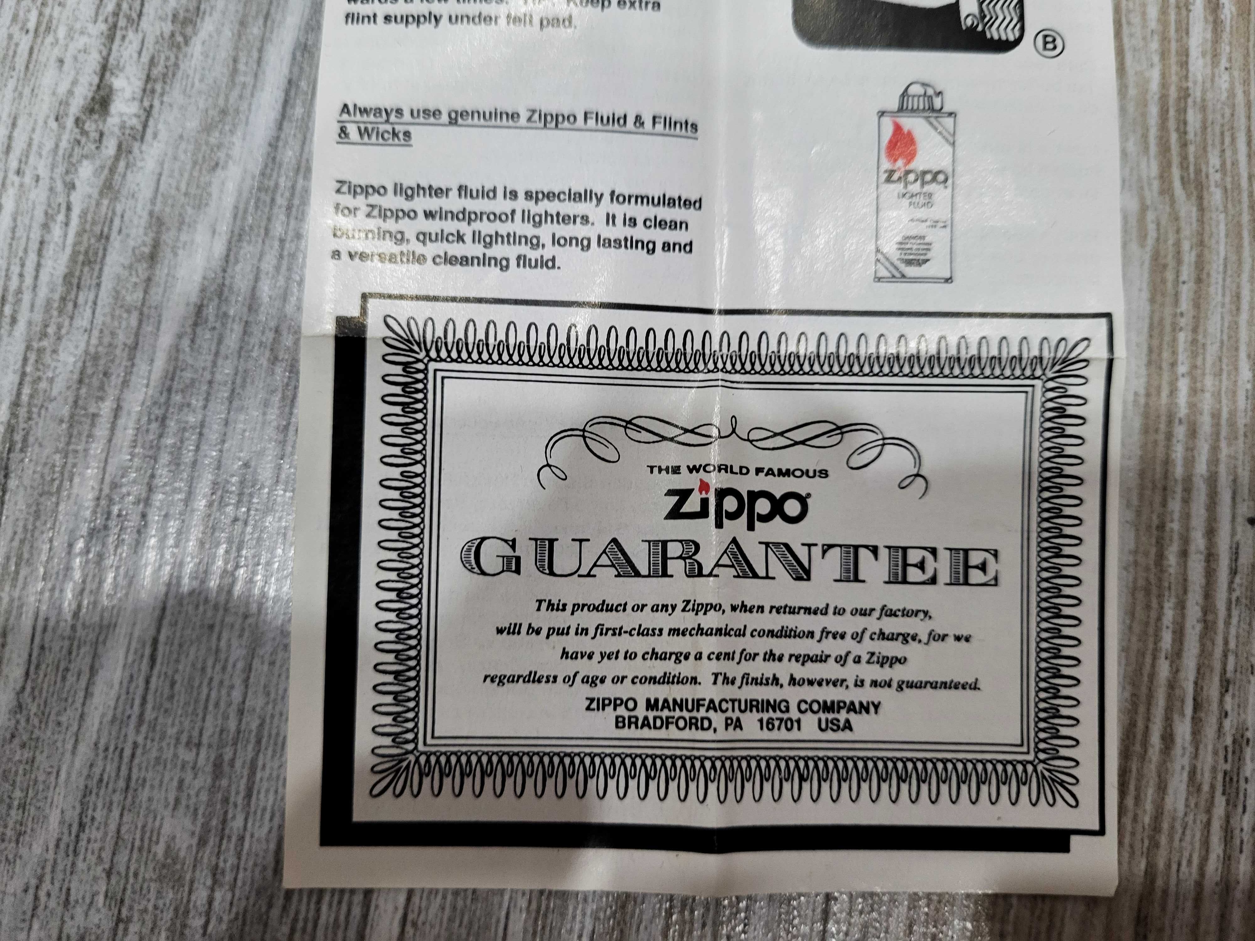 Оригинальная колекционная зажигалка Zippo/Зиппо