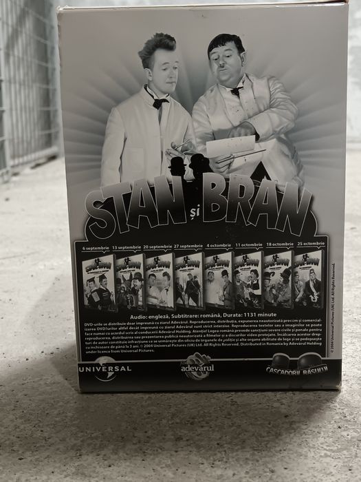 Colecția Charlie Chaplin Dilema Veche+Colecție Stan și Bran