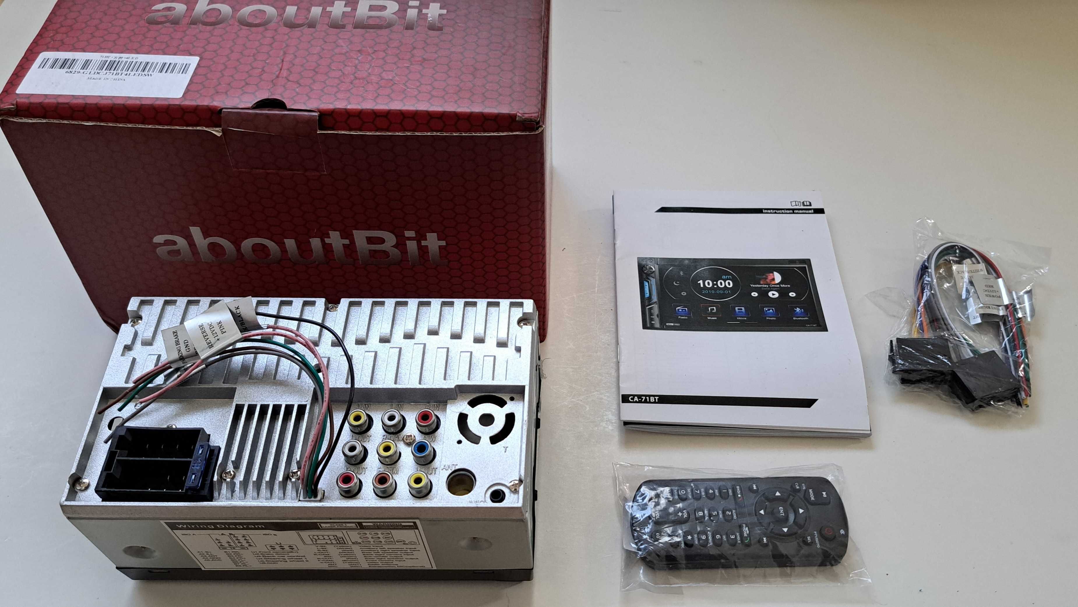 aboutBit CA 71BT Двоен дин / 2 din Car media player Медия плеър