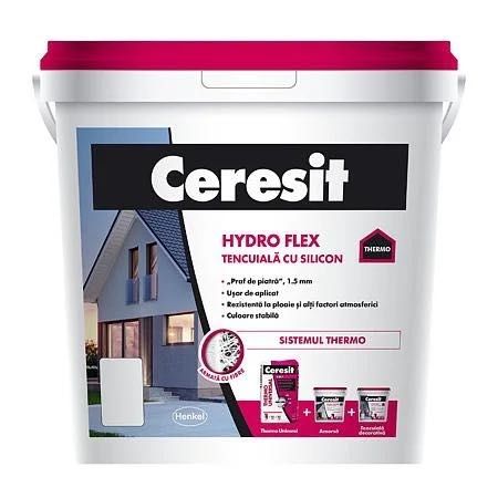 Tencuiala Decorativa Silicon Ceresit Hydro Flex- Pret bomba - stoc