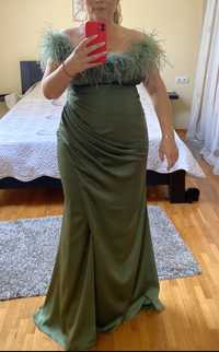 Rochie ocazie, verde olive