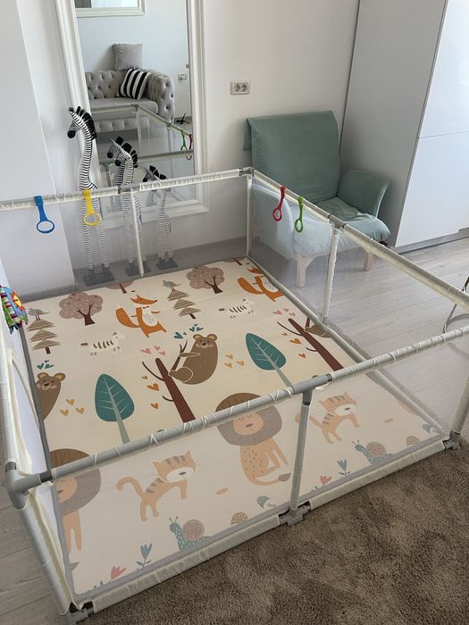 Tarc de joaca pentru copii Nichiduta 150x180x65 cm