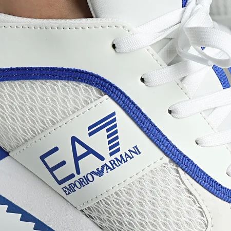 Оригинални мъжки кецове EA7 Emporio Armani X8X027 XK050 White / Blue