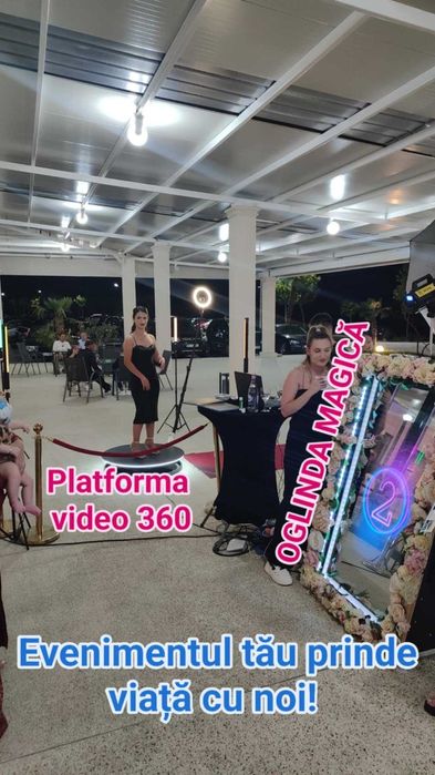 Cabina foto/video 360 OGLINDA MAGICA SEVERIN te provoaca sa zambesti !