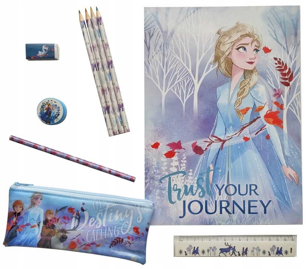 Disney Frozen II комплект за писане - 10-части училище комплект