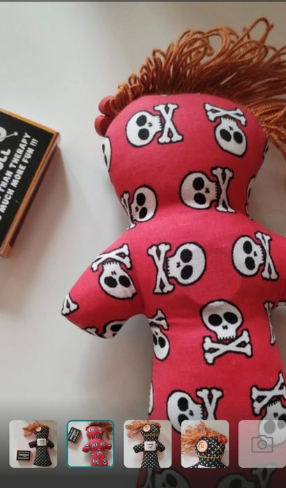 Păpușica voodoo handmade