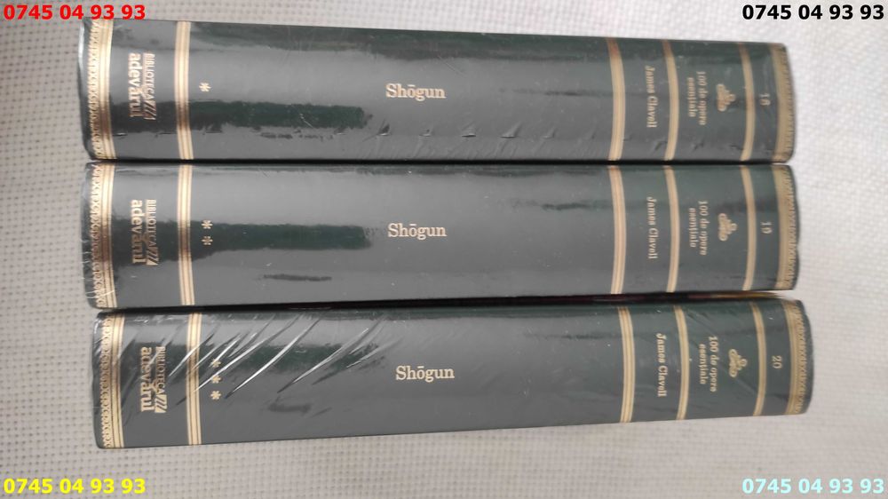 carte carti colectia adevarul SHOGUN 3 volume in tipla