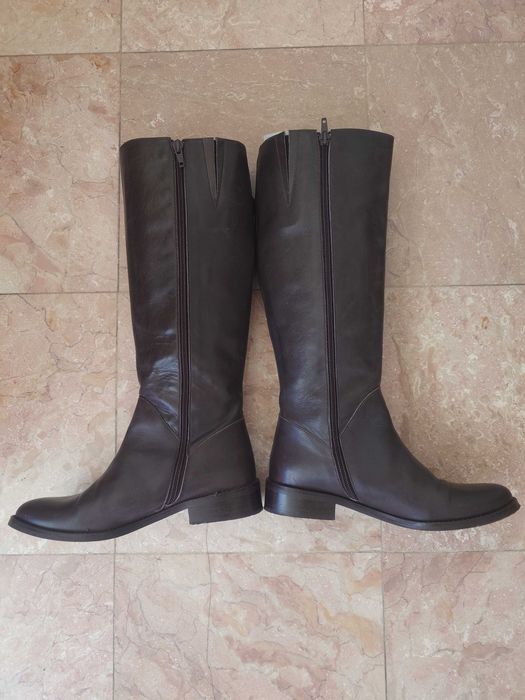 Дамски ботуши естествена кожа