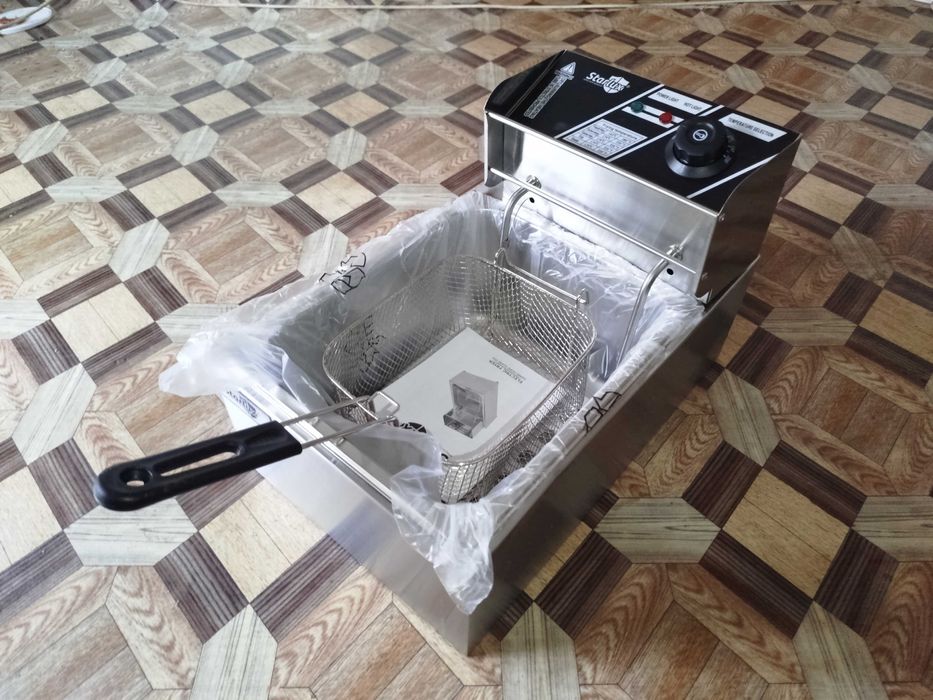 Продам новый фритюр 6 литров фритюрница 2500W для кафе ресторан донер