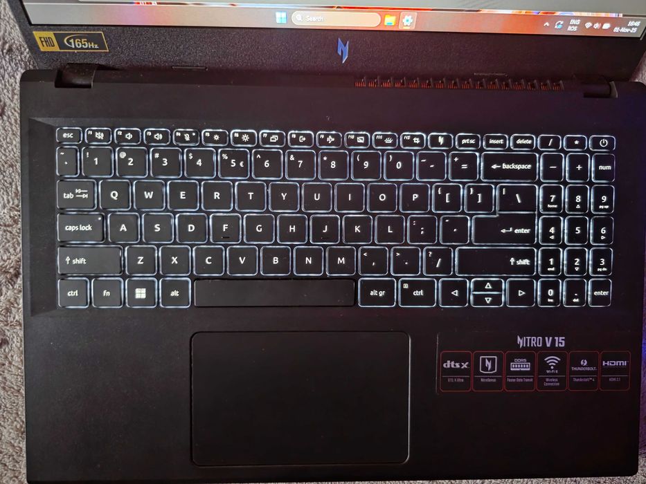 Acer Nitro V15 Intel i5-13420H, RTX 4060 8GB, 16GB DDR5, M.2 512GB SSD