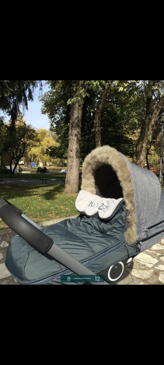 Stokke Crusi бебешка количка с борд за второ дете