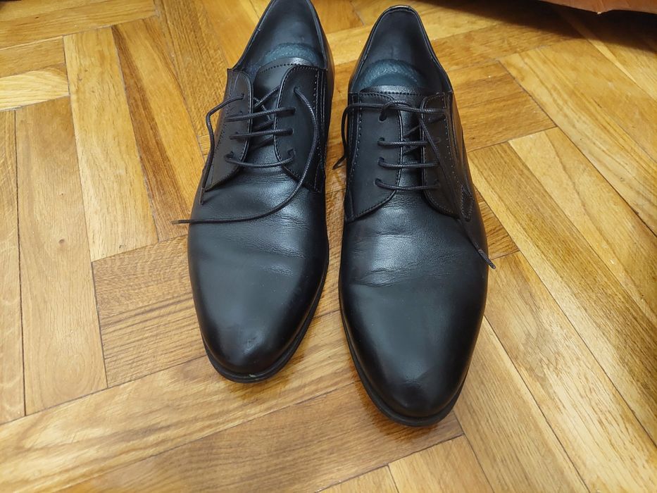 Pantofi eleganți de ocazie din piele naturala noi