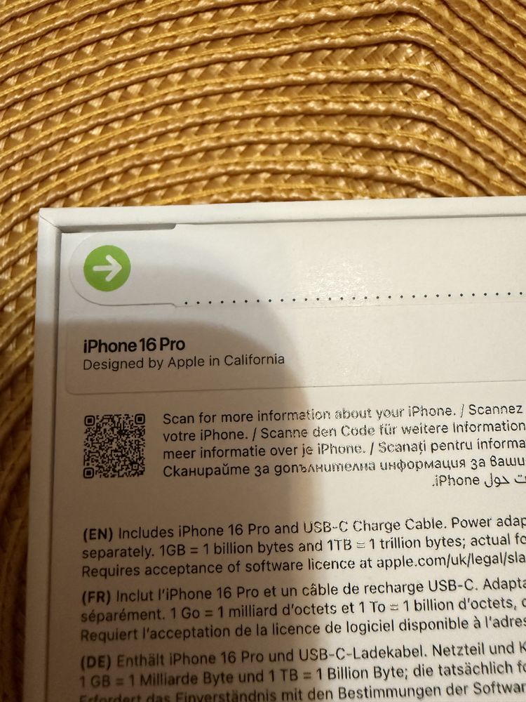 iPhone 16 Pro , 128GB , Sigilat