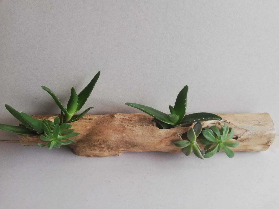 Ръчни дървени саксии