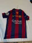 Tricou Barcelona 2015 finala champions league cu badgeuri fotbal