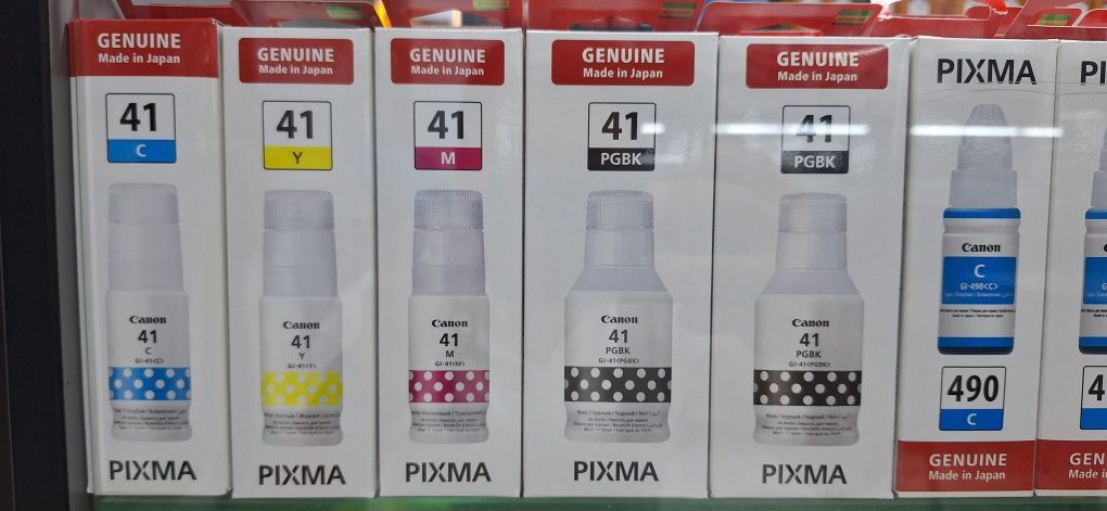 Canon pixma va epson printerlar uchun ranglar kraskalar