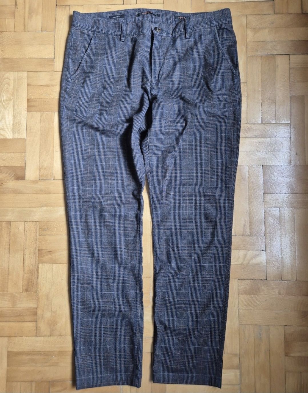 Pantaloni Bărbătești Alberto Lou-J Colour Check, Regular Fit - W36/L34